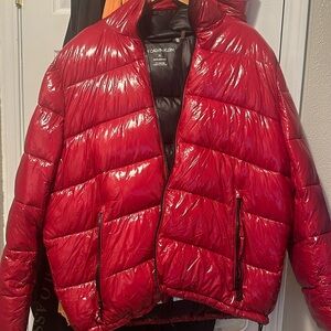 XL XCalvin Klein red puffer jacket.